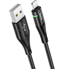 Кабель HOCO U93 USB - Lightning 2.4A 1.2 м Black (6931474732132)