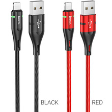Кабель HOCO U93 USB - Lightning 2.4A 1.2 м Black (6931474732132)