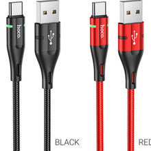 Кабель HOCO U93 USB - USB Type-C 3A 1.2 м Black (6931474732170)