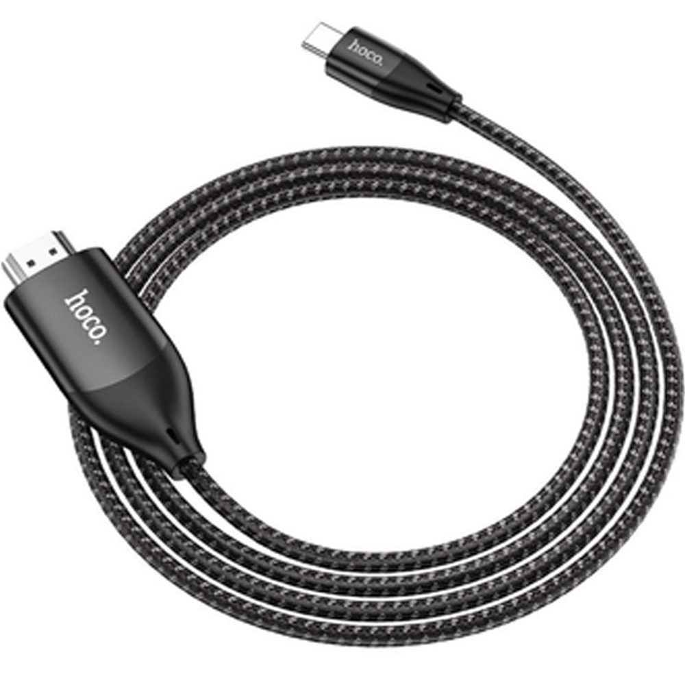 Фото 4 Кабель HOCO UA16 USB Type-C - HDMI HD 2 м Gray (6931474755025)