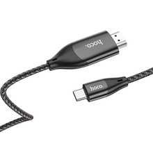 Кабель HOCO UA16 USB Type-C - HDMI HD 2 м Gray (6931474755025)