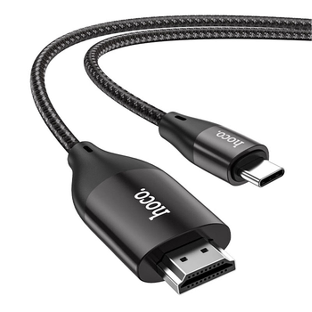 Кабель HOCO UA16 USB Type-C - HDMI HD 2 м Gray (6931474755025)