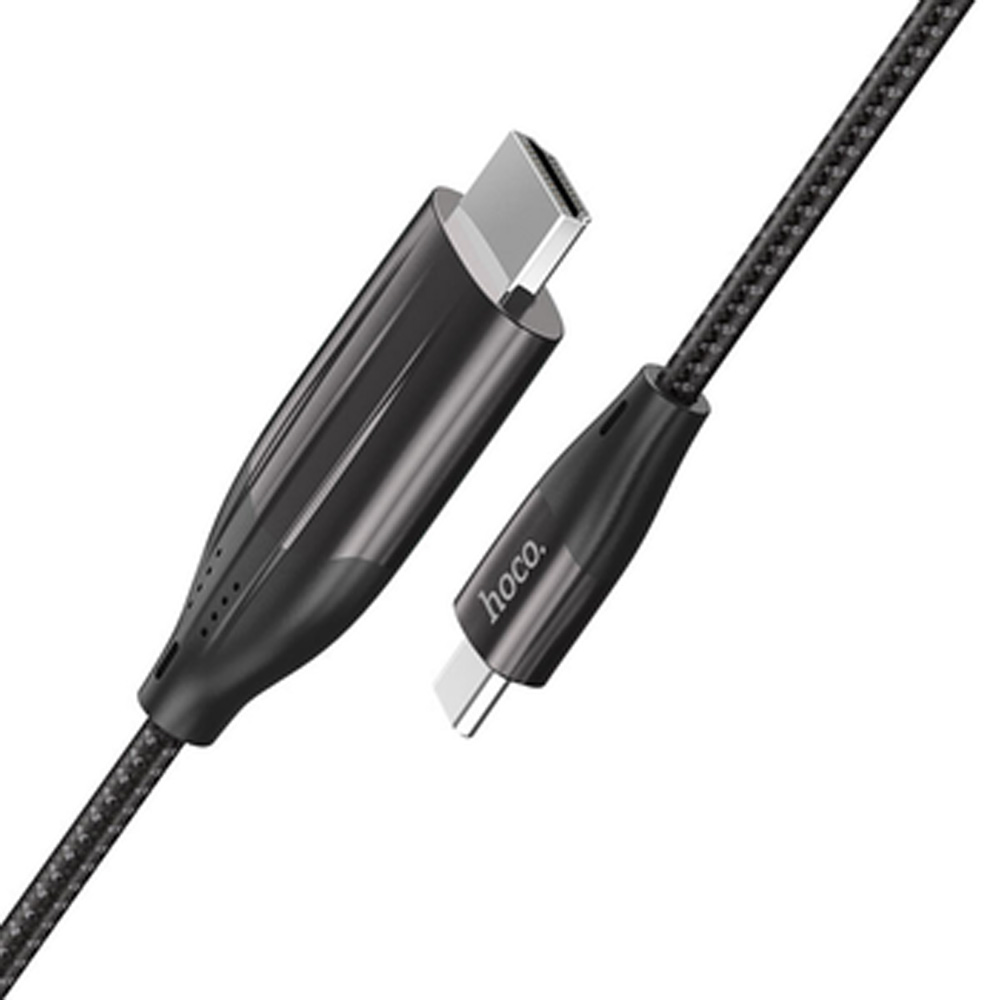 Кабель HOCO UA16 USB Type-C - HDMI HD 2 м Gray (6931474755025) Довжина 2