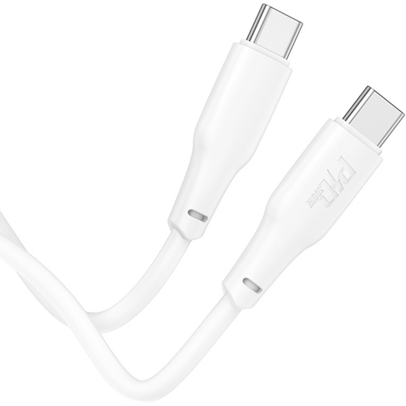 Фото 4 Кабель HOCO X93 Type-C to Type-C 100W 1m White (6931474790712)