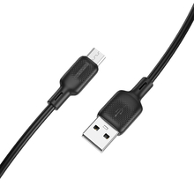Кабель BOROFONE BX113 Lenny USB - micro-USB 2 м Black