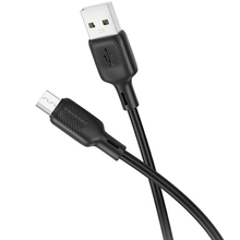 Кабель BOROFONE BX113 Lenny USB - micro-USB 2 м Black
