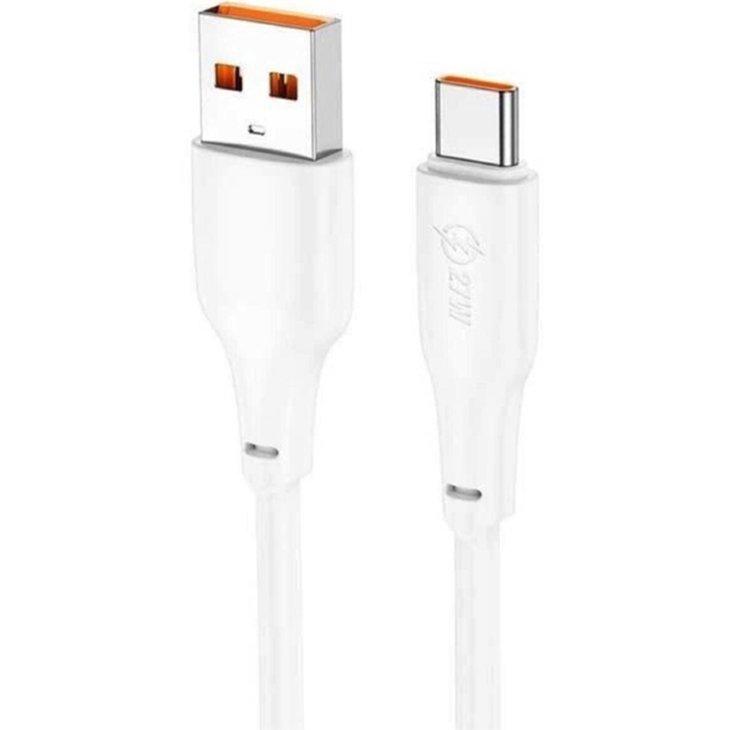 Кабель HOCO X93 USB для Type-C 27W 1m White (6931474790675) Кабель HOCO X93 USB для Type-C 27W 1m White (6931474790675)
