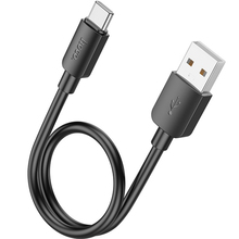 Кабель HOCO X96 Hyper USB to Type-C 27W 0.25m Black (6942007609401)
