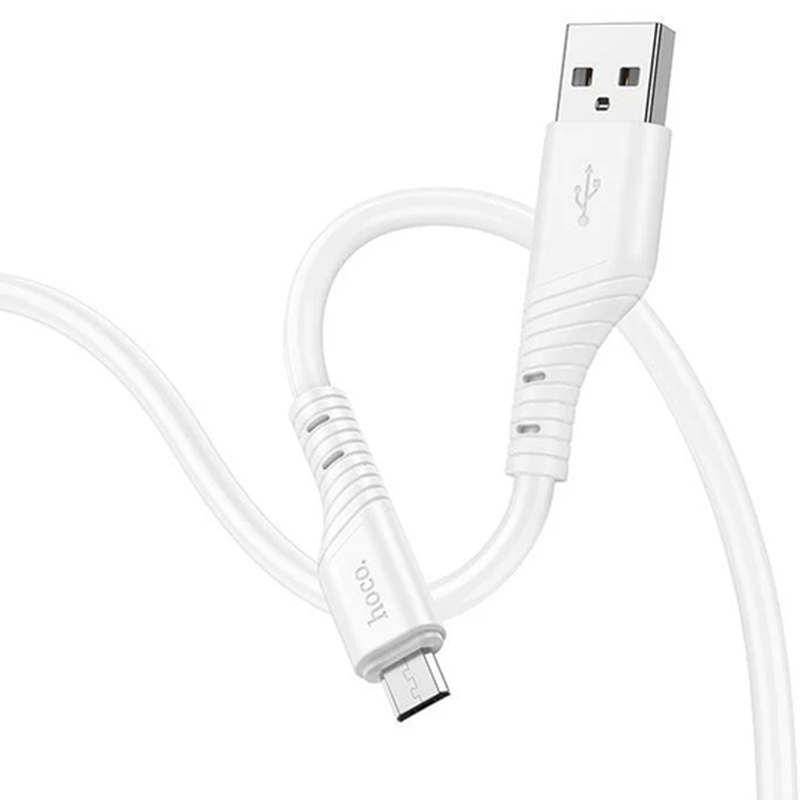 Кабель HOCO X97 Crystal USB to Micro-USB 1m White (6931474799838) Тип USB - micro-USB