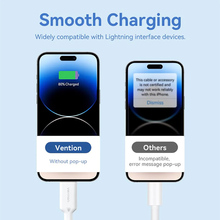 Кабель VENTION USB 2.0 Type-A to Lightning Male 2.4A 1m White (LAMWF)