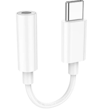 Кабель HOCO LS35 Type-C to 3.5mm White (6931474790767)