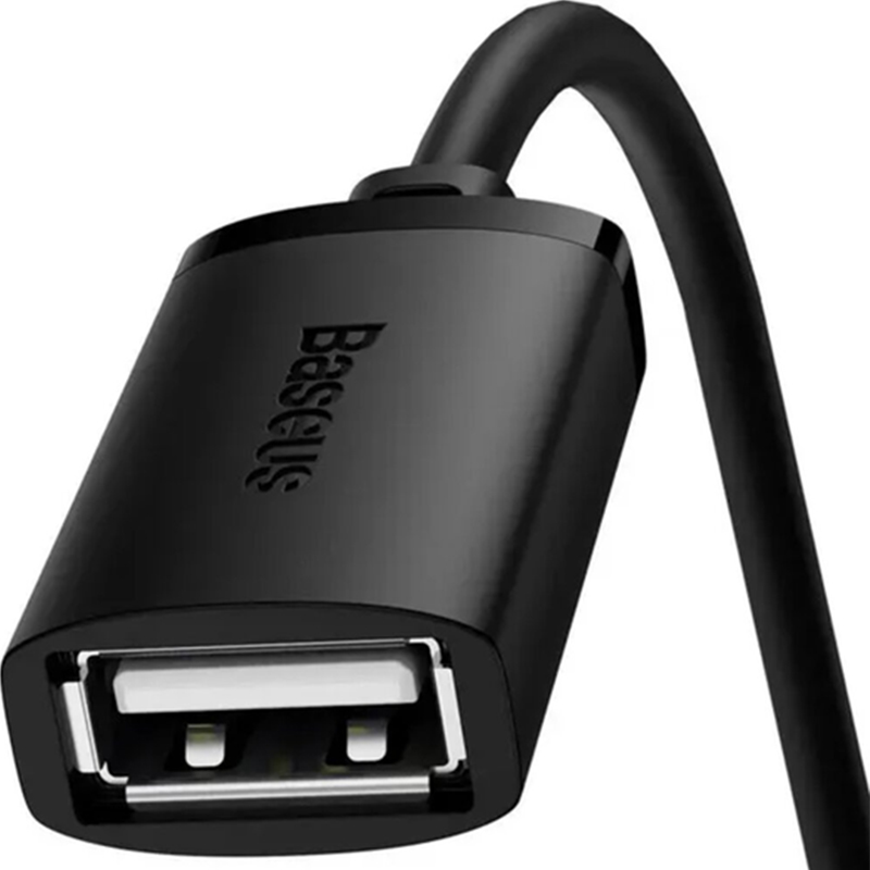 Кабель BASEUS AirJoy Series USB to USB2.0 Extension Cable 1.5m Black (B00631101111-00) Роз'єм 2 USB тип А (мама)