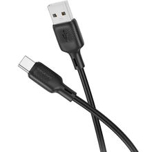 Кабель BOROFONE BX113 Lenny USB - USB Type-C 2 м Black (6941991115509)