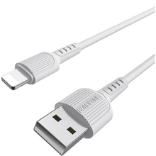 Кабель BOROFONE BX16 USB - Lightning 1м White (BX16LW)