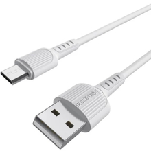 Кабель BOROFONE BX16 USB - micro-USB 1м White (BX16MW)