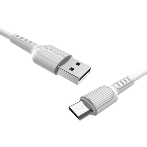 Кабель BOROFONE BX16 USB - micro-USB 1м White (BX16MW)