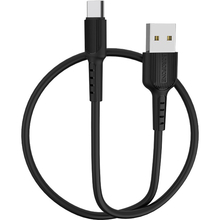 Кабель BOROFONE BX16 USB - USB Type-C 1 м Black (BX16CB)