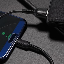 Кабель BOROFONE BX16 USB - USB Type-C 1 м Black (BX16CB)