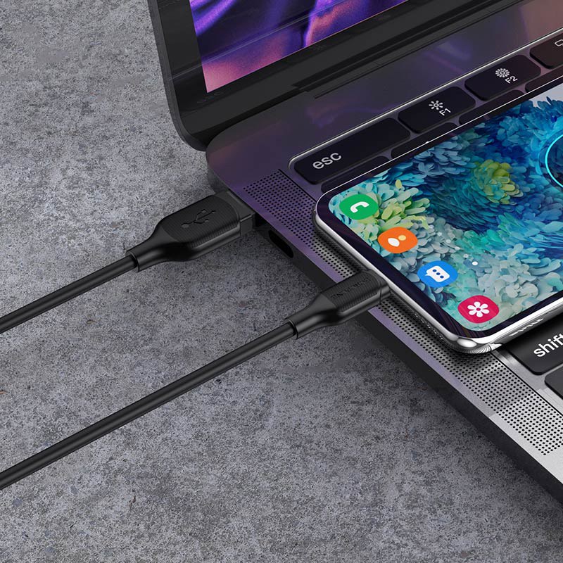 Кабель BOROFONE BX42 USB - USB Type-C 1м Black (BX42CB) Тип USB - USB Type-С