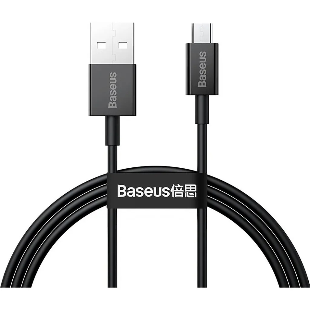 Кабель BASEUS Superior Series Fast Charging Data Cable USB to Micro 2A 2 м Black (CAMYS-A01) Кабель BASEUS Superior Series Fast Charging Data Cable USB to Micro 2A 2 м Black (CAMYS-A01)