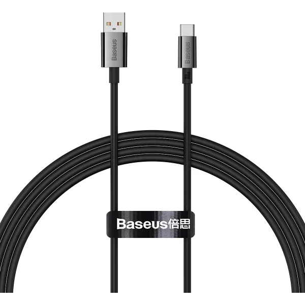 Кабель BASEUS Superior Series Fast Charging Data Cable USB to Type-C 100W 1.5 м Cluster Black (P10320102114-01) Кабель BASEUS Superior Series Fast Charging Data Cable USB to Type-C 100W 1.5 м Cluster Black (P10320102114-01)