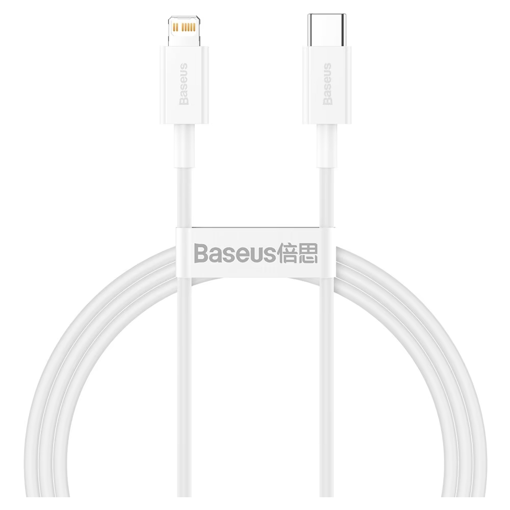 Кабель BASEUS Superior Series Fast Charging Data Cable Type-C to iP PD 20W 1 м White (CATLYS-A02)