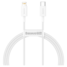 Кабель BASEUS Superior Series Fast Charging Data Cable Type-C to iP PD 20W 1 м White (CATLYS-A02)