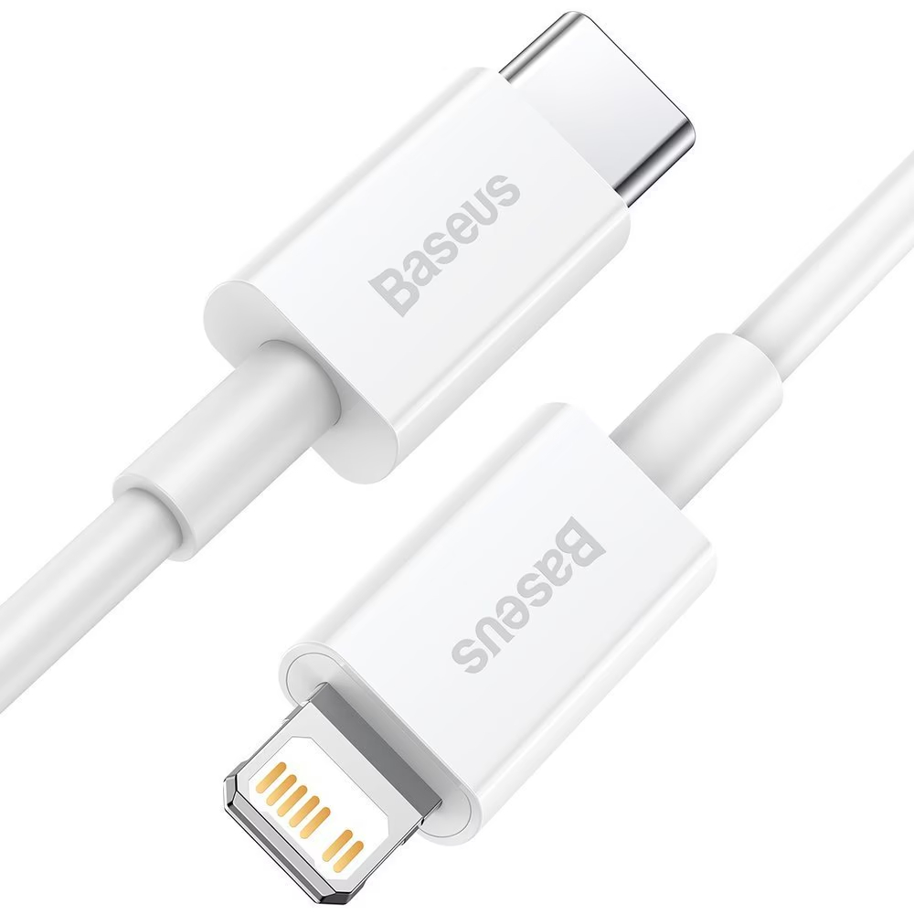 Кабель BASEUS Superior Series Fast Charging Data Cable Type-C to iP PD 20W 1 м White (CATLYS-A02) Тип USB Type-С - Lightning