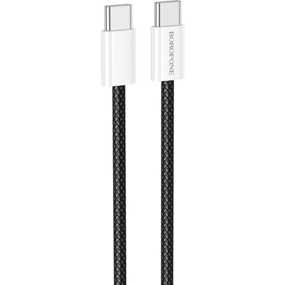 Кабель BOROFONE BX103 Original 60W charging data cable Type-C to Type-C Black (6941991109485) Кабель BOROFONE BX103 Original 60W charging data cable Type-C to Type-C Black (6941991109485)