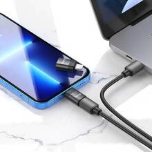 Адаптер HOCO UA17 USB Type-C - Lightning Black (6931474761996)