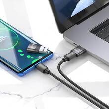 Адаптер HOCO UA17 USB-USB Type-C Black (6931474762009)