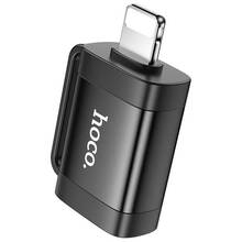 Адаптер HOCO UA31A USB - Lightning Black (6942007628082)