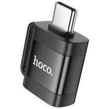 Адаптер HOCO UA31C USB-USB Type-C Black (6942007628129)