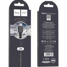Кабель HOCO X20 USB - USB Type-C 3A 3 м Black (6957531068969)