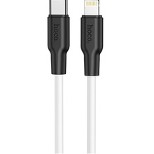 Кабель HOCO X21 USB Type-C - Lightning 3A 20W 1м Вlack and white (6931474742162)