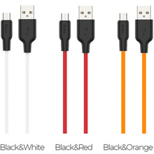 Кабель HOCO X21 Plus USB - micro-USB 2.4A 1 м Black+White (6931474711861)