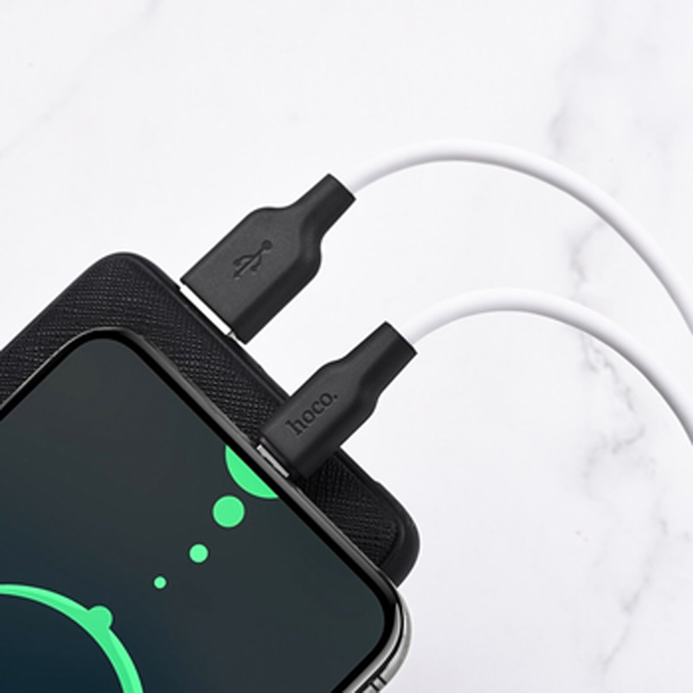 Кабель HOCO X21 Plus USB - USB Type-C 3A 1 м Black+White (6931474711915) Тип USB - USB Type-С