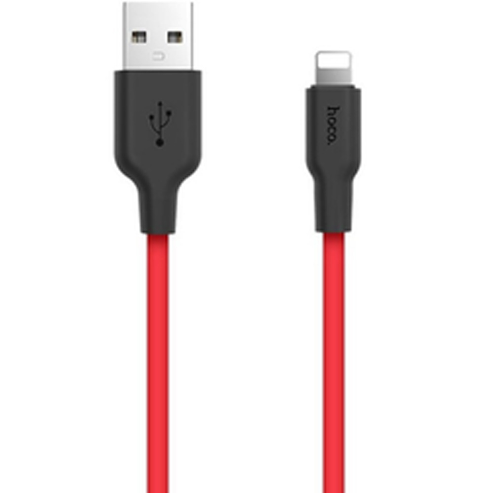 Кабель HOCO X21 USB - Lightning 2A 1м Black+Red (6957531071372) Кабель HOCO X21 USB - Lightning 2A 1м Black+Red (6957531071372)