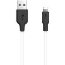 Кабель HOCO X21 USB - Lightning 2A, 1 м Black+White (6957531071365)