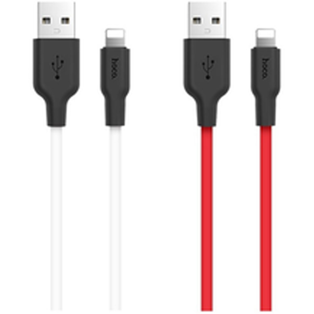 Кабель HOCO X21 USB - Lightning 2A, 1 м Black+White (6957531071365) Тип USB - Lightning