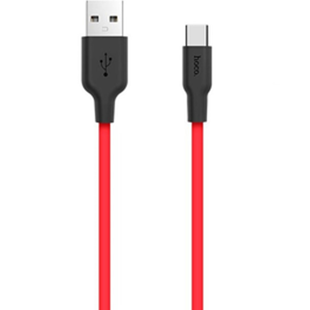 Кабель HOCO X21 USB - USB Type-C 2A 1 м Black+Red (6957531071419) Кабель HOCO X21 USB - USB Type-C 2A 1 м Black+Red (6957531071419)