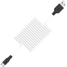 Кабель HOCO X21 USB - USB Type-C 2A 1 м Black+White (6957531071402)