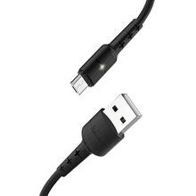Кабель HOCO X30 USB-A - microUSB 1.2м Black