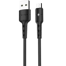 Кабель HOCO X30 USB-A - microUSB 1.2м Black