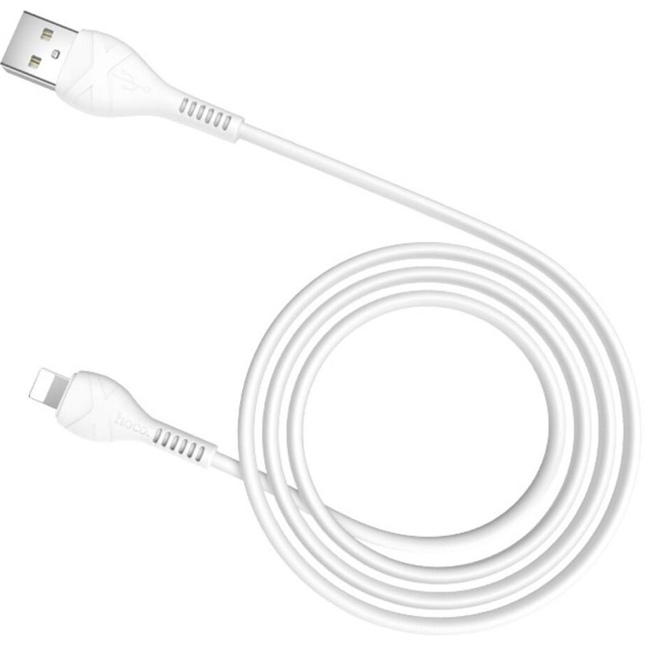 Кабель HOCO X37 USB - Lightning 2.4A 1м White Длина 1