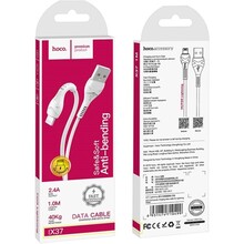 Кабель HOCO X37 USB - Lightning 2.4A 1м White