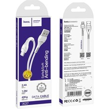 Кабель HOCO X37 USB - Micro 2.4A 1м White