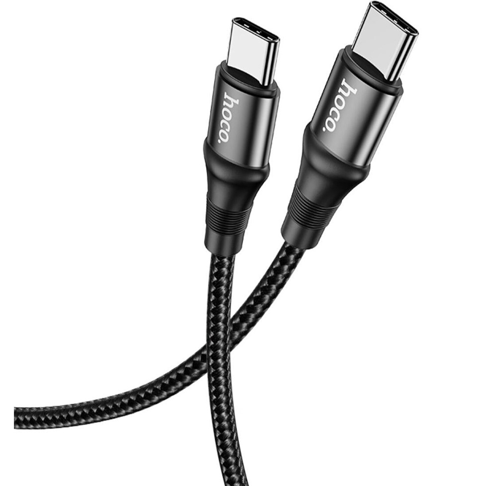 Кабель HOCO X50 Type-C - Type-C Exquisito 100W 1м Black Кабель HOCO X50 Type-C - Type-C Exquisito 100W 1м Black