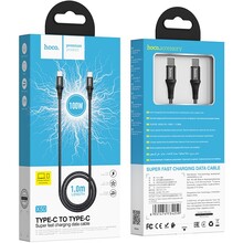 Кабель HOCO X50 Type-C - Type-C Exquisito 100W 1м Black