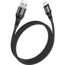 Кабель HOCO X50 USB - Lightning 2.4A 1м Black
